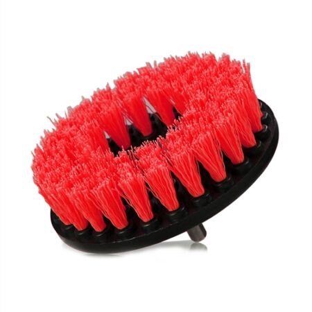 Brush with drill adapter heavy-duty (red) - diameter 4cm