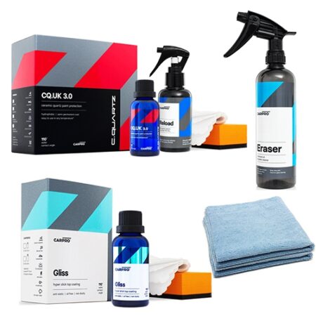 CarPro CQuartz coating kit - CQ UK 3.0 + Gliss V2