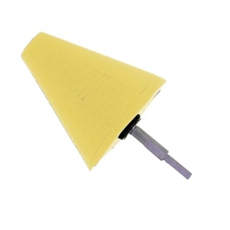 Detailschuur polijst cone - geel - heavy cut