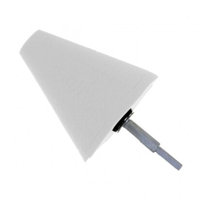 Detailschuur polijst cone - wit - medium light cut