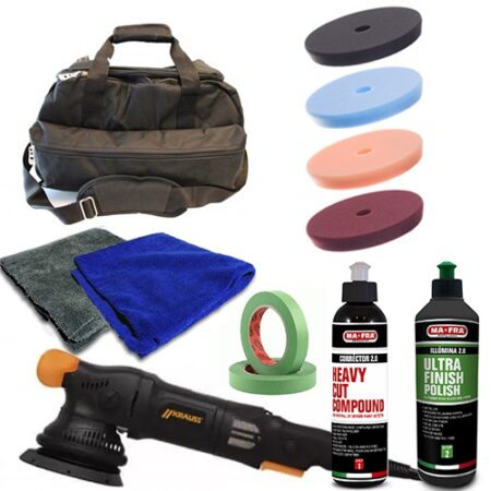 Detailschuur complete polijstkit inclusief polijstmachine Krauss S8 V2 en stevige tas