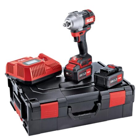 Flex IW 1/2" 750 18.0-EC/5.0 set accu slag- / impactschroever 18.0V