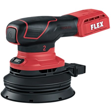 Flex ORE 2-125 18-EC C sterke excentrische schuurmachine met 2mm uitslag en toerentalregeling 125mm.