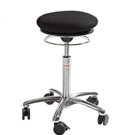 Global Pilates Air Seat Stool / Verstel- en verrijdbaar krukje met ergonomisch luchtkussen