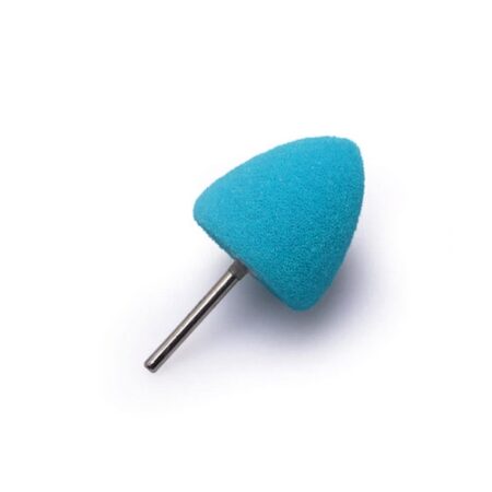 Polijst cone 30mm blauw polishing