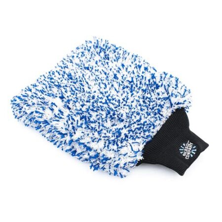 The Rag company cyclone ultra wash mitt blue / white