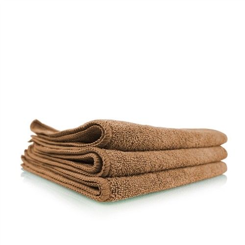 Chemical Guys Workhorse tan professional microfiber towel, 40 x 40 cm (leather & vinyl)
