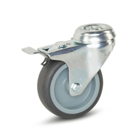 Global zwenkwiel met rem 75mm t.b.v. Global Stole