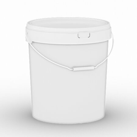 Emmer 19 liter - wit (met of zonder deksel)